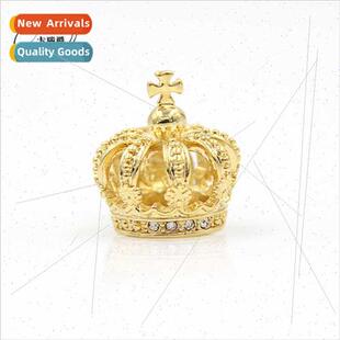 Gold Crown Brooch Women Crystal Brooch Su Jacket Pin Shirt C