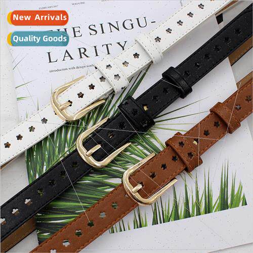 Korea Women Belt Body Flower Full Hole Belt Student Jeans Hu