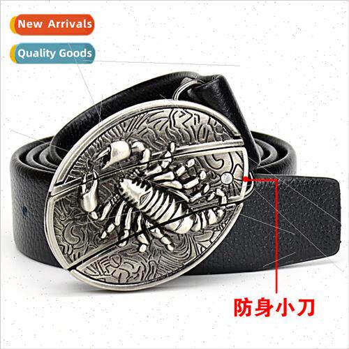 Men leather personalized anti-body belt -mainsam young peopl