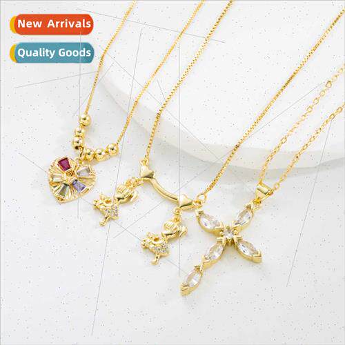 Europe Mother Day gift necklace female simple love collarbon