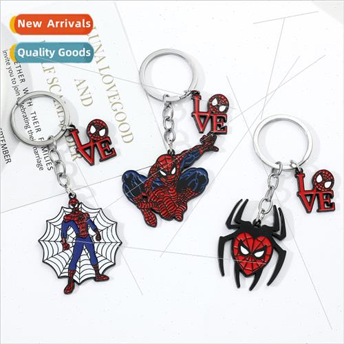 Europe Uned States film  Avengers keychain pendant Spider-Ma