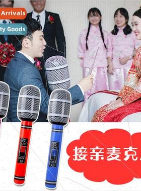 Wedding compulsion kissing microphone creative inflatable mi