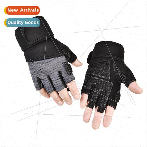 New fness gloves men women training equipment bar -slip wear