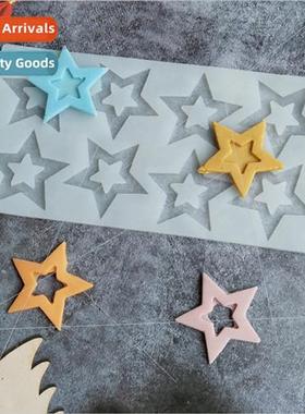 licone hollow pentagram ss17335 DIY chocolate cake icing coo