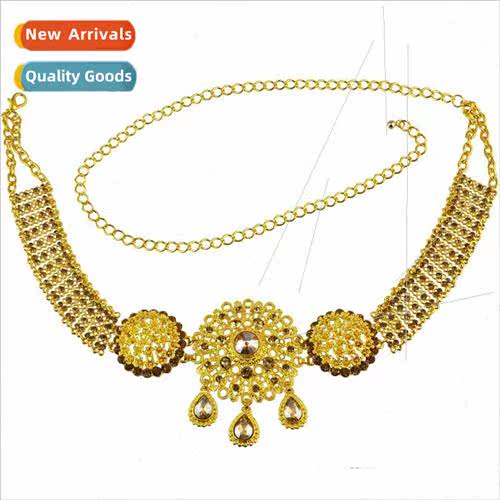 Europe new fashion waist chain jewelry beach hollow flowers