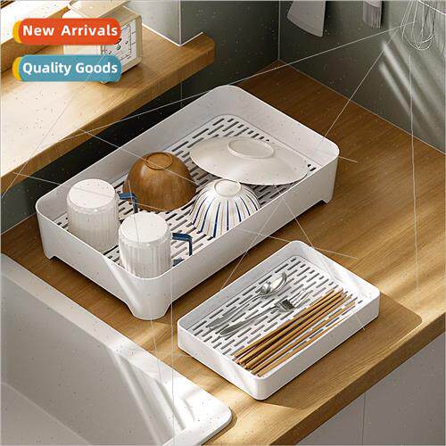 New draining tray household double tray rectangular tea tray
