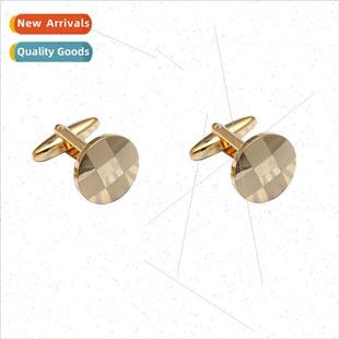cufflinks new laser High cuffs shirt plaid business French