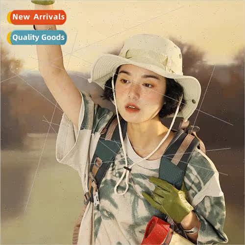2023 summer quick dry large brim sun hat fisherman hat women