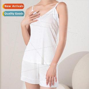 lk girls small camisole set Mulberry silk sexy skin-friendly