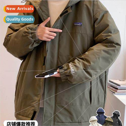 rushing jacket jacket down jacket cotton men 2023 new fall w