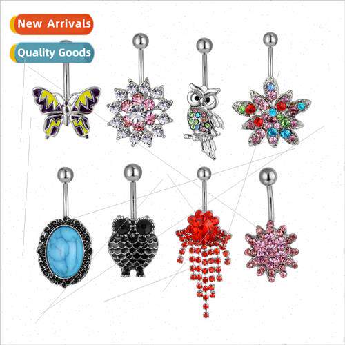 Europe Piercing Jewelry Butterfly Various Belly Button Ring