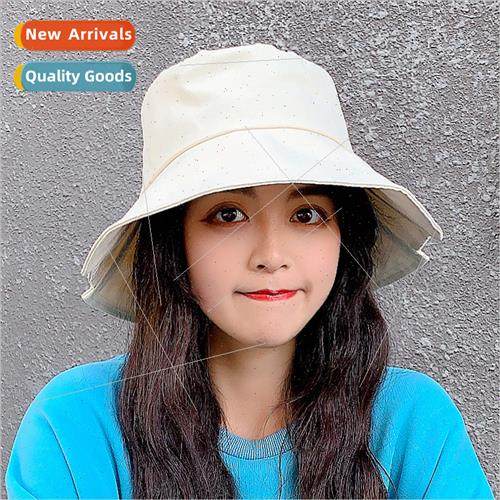 New fisherman hat 2023 solid color wide-brimmed casual wild