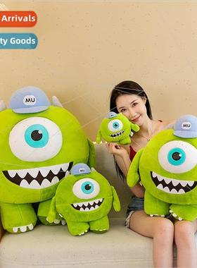 Cartoon wide-eyed boy plush doll cute monster doll creative