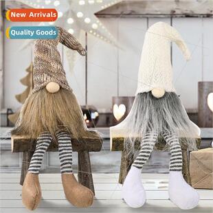 New Christmas decorations faceless doll doll hanging leg orn