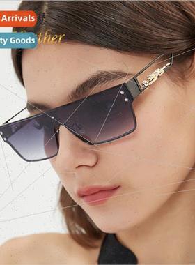 amese leopard head sunglasses 2A369 Europe retro small frame