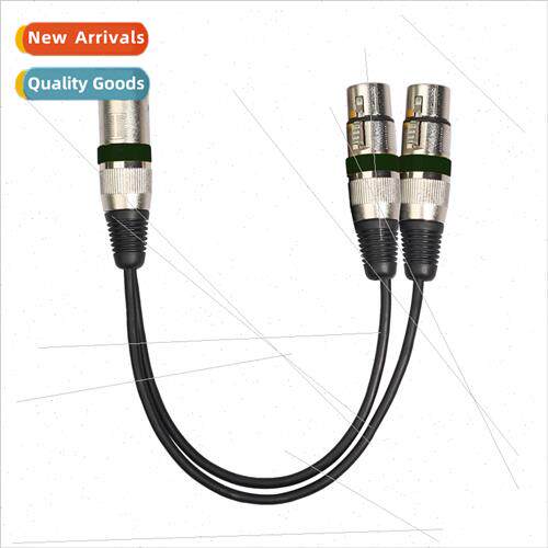 Zinc alloy large three core XLR ca one male to double female