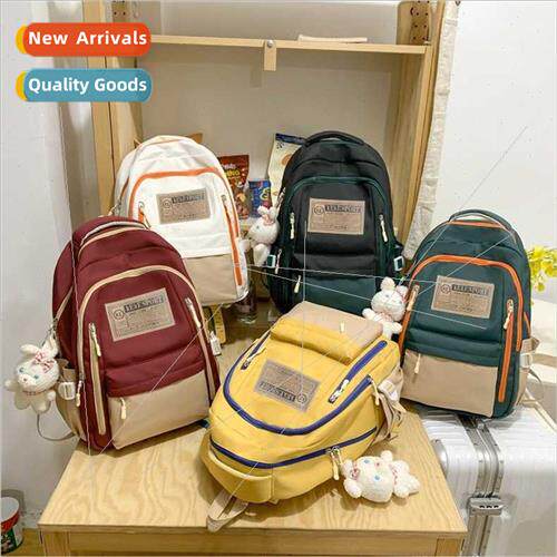 Student shoulder bag large capacy leisure travel backpack lo