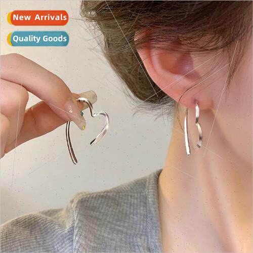Cold wind love earrings female simple hundred wh earrings 20