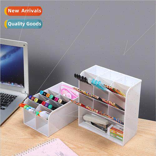 New pen holder study office large desktop stationery organiz