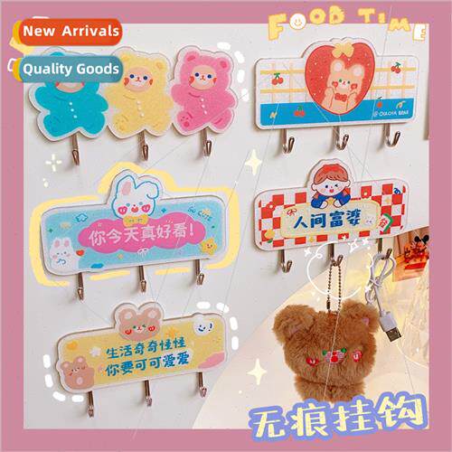 Cartoon hooks strong adhesive hooks -marking cute sticker ho