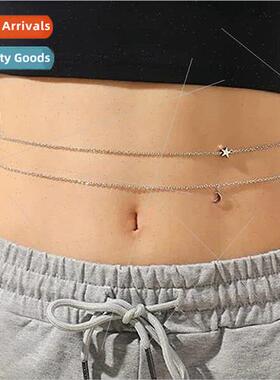 Europe Fashion Set Shoot Sexy Hip Hop Body Chain mple Double