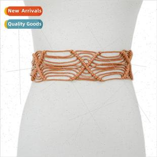 belt fashion rope handmade wax woven knotted Women ethnic
