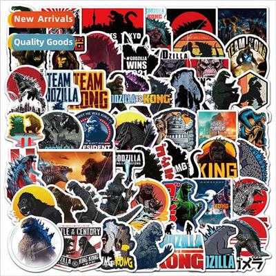 50 Movie Godzilla vs King Kong Graffiti Stickers ggage Scoot