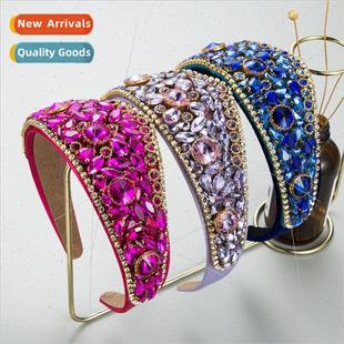 headband baroque top bands Korea cranial new high Hair retro