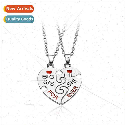 WIS Europe Jewelry  sters Big s/ttle s Two Petal Heart Patch