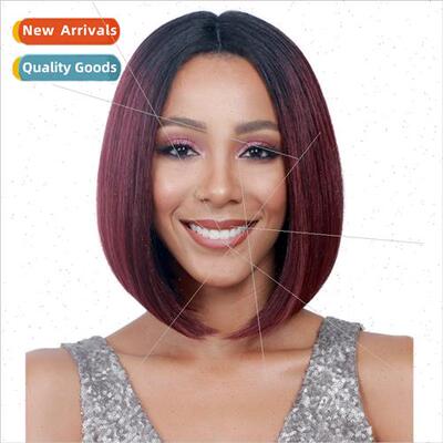 Wig Europe Women Medium o Haircut Chemical Fiber Hair Dyeing