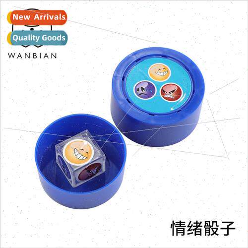 Magic Toys Emotional Dice Crying Smiling Face Close-up Magic