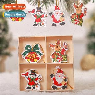 pendant wooden mounted dec Christmas hanging new