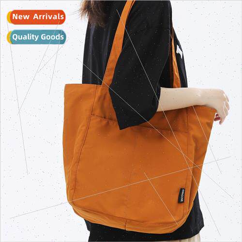 Japan canvas bag female large capacy bag 2024 new simple lei