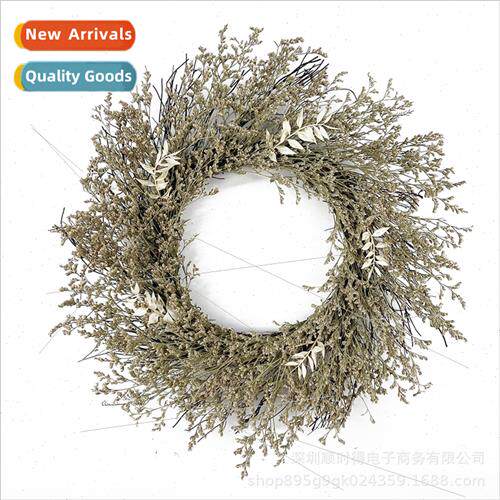 Shunshide new everlasting flower wreath season door hanging