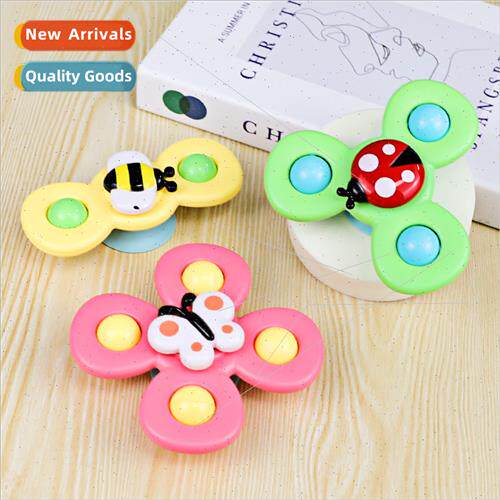 Suction cup spinning music toys Children fun insects finger