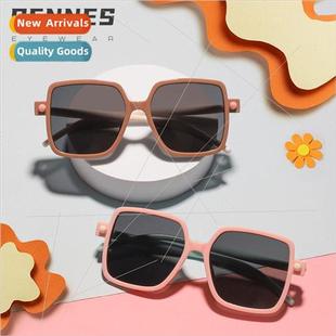 sunglasses children male tide fas New cool square