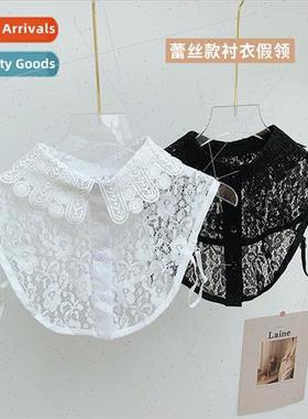 Lace false collar children wh lace doll collar career decora