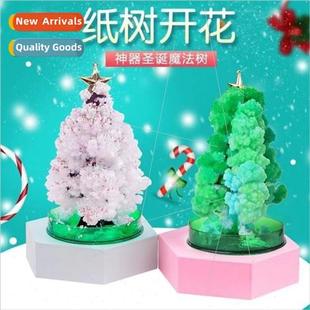 Christmas blossom magical watering creative Paper growth