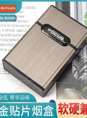 Rough Cigarettes 20pcs Metal Cigarette Case Portable Aluminu