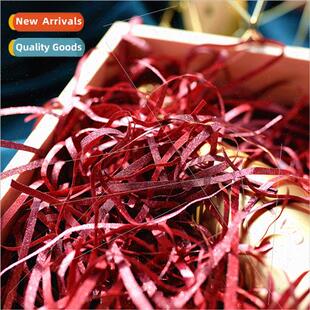 Raffia shredded paper gift box packaging wedding candy box f