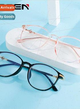 TR90 new black frame vegan eyeglasses can be fted prescripti