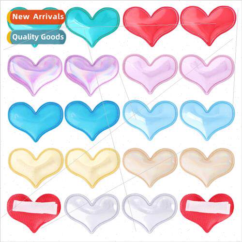 Cartoon colorful heart hair clips creative gradient wrapping