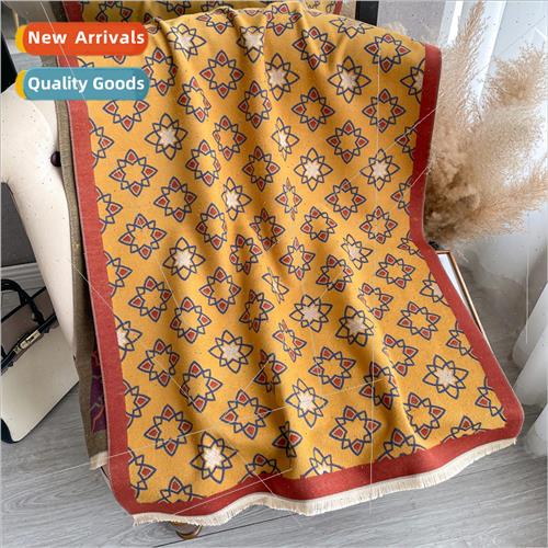 New Korean star scarf female winter universal thickened ins
