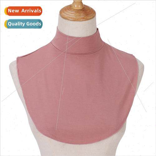 Modal Cotton Fake Collar Shirt Cover Modal Monochrome Bottom
