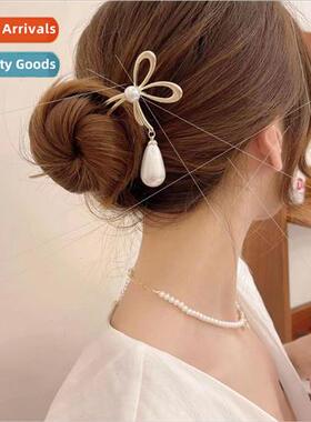 New Chinese pearl hair accessories beads hairpin coiffure he
