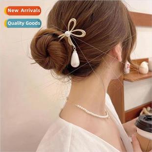 New Chinese pearl hair accessories beads hairpin coiffure he