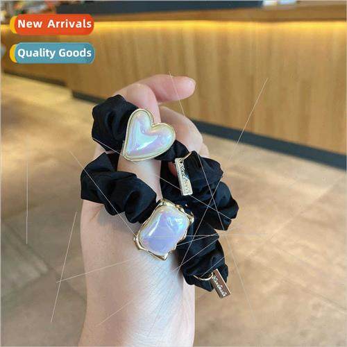 Whe Stag Faux Pearl Large Intestine Hair Rings Women Premium