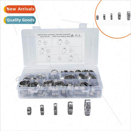 -100pcs 5 kinds PEX stainless steel single lug clamps Americ