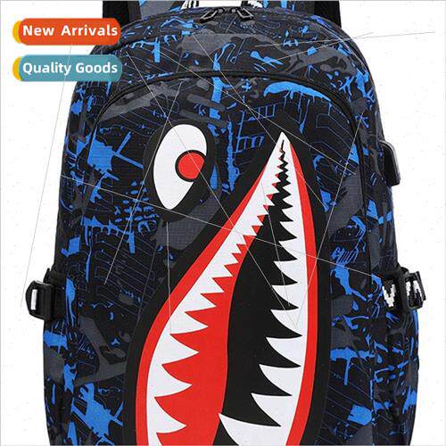 new children schoolbag student shark personalized printing l
