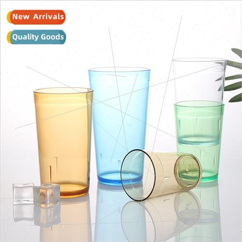 AS plastic cups thickened transparent milk juice drinks drin